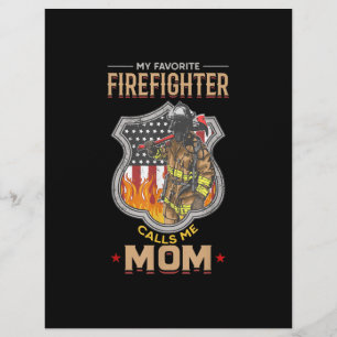 My Favourite Firefighter Calls Me Mum Fire Fighter Flyer