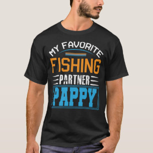 My Favourite Fishing Partner PAPPY Fathers Day T-Shirt