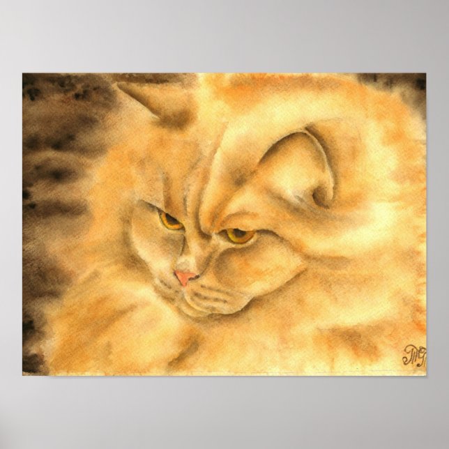 My favourite ginger cat poster (Front)