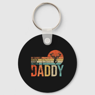 My Favourite Hunting Buddy Calls Me Daddy Love Dee Key Ring