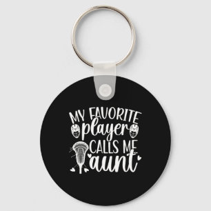 My Favourite Lacrosse Player Aunt Lacrosse Aunt  Key Ring