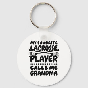 My Favourite Lacrosse Player Calls Me Grandma Lacr Key Ring