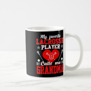 My Favourite Lacrosse Player Calls Me Grandma Moth Coffee Mug