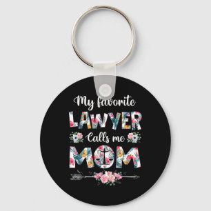 My Favourite Lawyer Calls Me Mum Key Ring