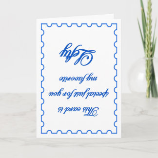 My Favourite Lefty Card