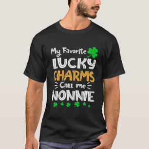 My Favourite Lucky Charms Call Me Nonnie Funny Pat T-Shirt