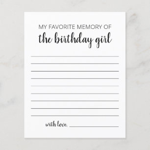 My Favourite Memory Of The Birthday Girl