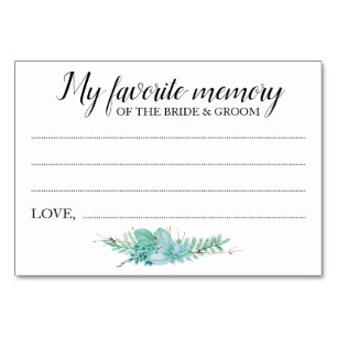 My Favourite Memory Wedding Cards - Sylvie