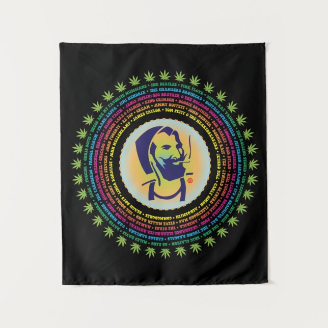 My Favourite Musicians Tapestry (Front)