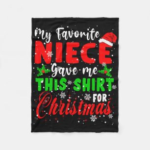 My Favourite Niece Gave Me This Christmas Santa Fa Fleece Blanket