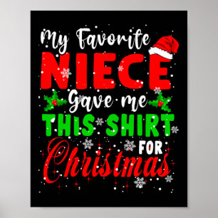 My Favourite Niece Gave Me This Christmas Santa Fa Poster