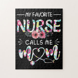 My favourite nurse call me mum jigsaw puzzle