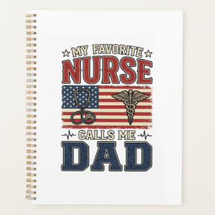 My Favourite Nurse Calls Me Dad Vintage Shirt Desi Planner
