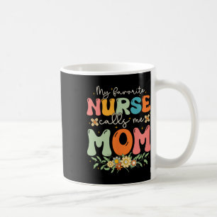 My Favourite Nurse Calls Me Mum Stethoscope Mother Coffee Mug