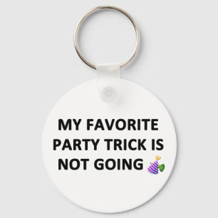 My Favourite Party Trick Key Ring