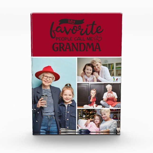 My favourite people call me| 4 family photo collag (Front)