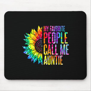 My Favourite People Call Me Auntie Aunt Nephew Nie Mouse Pad