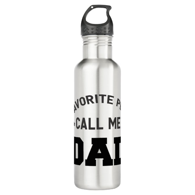 My favourite people call me dad 710 ml water bottle (Front)