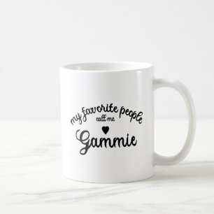 My Favourite People Call Me Gammie Heart Grandma Coffee Mug