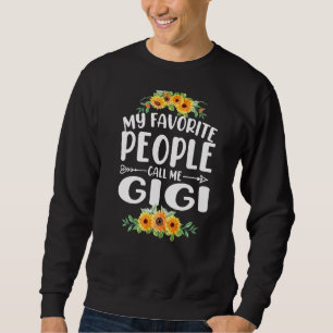 My Favourite People Call Me Gigi Sunflower Mother' Sweatshirt