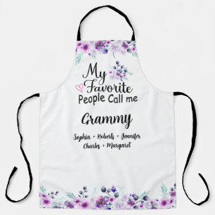 My Favourite People Call Me Grammy   Grandkids Nam Apron