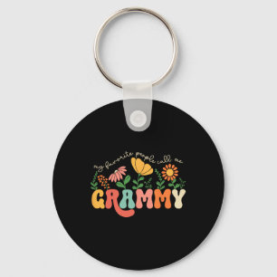 My Favourite People Call Me Grammy Mothers Day Key Ring