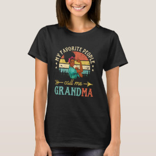 My Favourite People Call Me Grandma African Women  T-Shirt