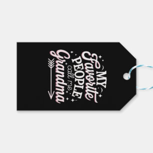 My Favourite People Call Me Grandma Mother’s Day Gift Tags
