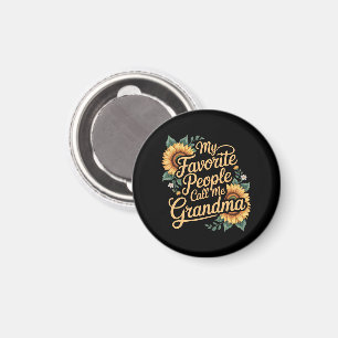 My Favourite People Call Me Grandma Mother's Day Magnet