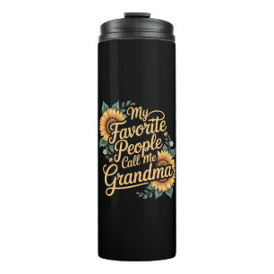 My Favourite People Call Me Grandma Mother's Day Thermal Tumbler