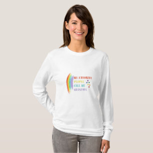 My Favourite People Call Me Grandma Rainbow Quot T-Shirt