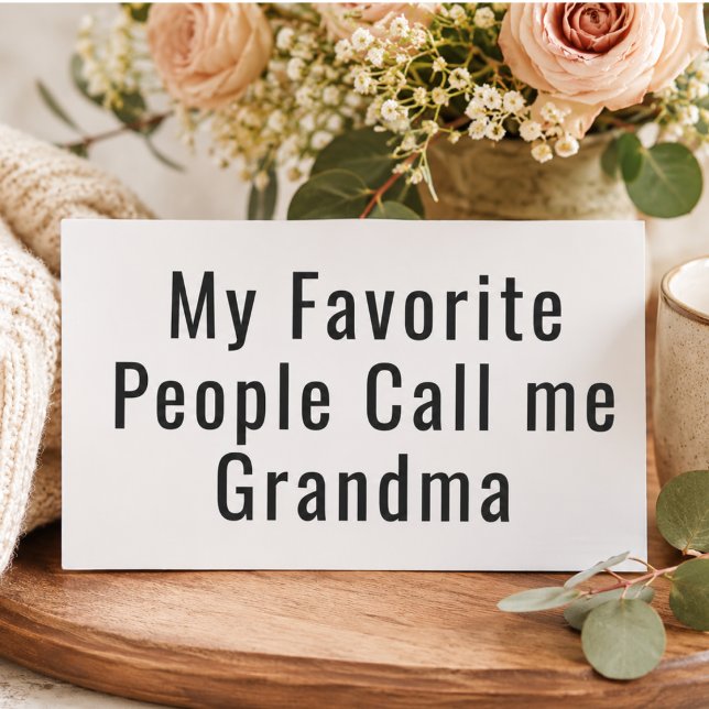My Favourite People Call Me Grandma Rectangular Sticker (My Favorite People Call Me Grandma Rectangular Sticker)