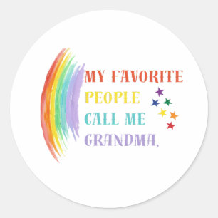 My Favourite People Call Me Grandma Sticker