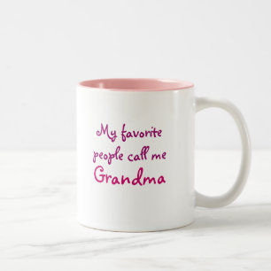 My favourite people call me Grandma Two-Tone Coffee Mug