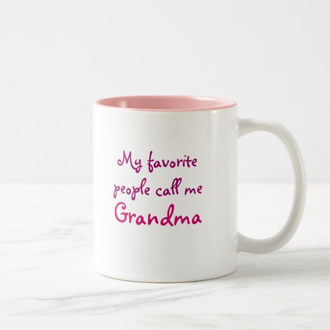My favourite people call me Grandma Two-Tone Coffee Mug (Right)