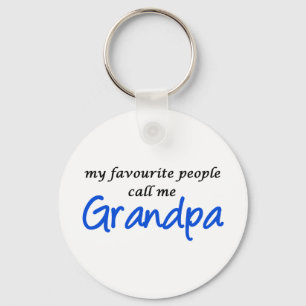 My favourite people call me Grandpa Key Ring
