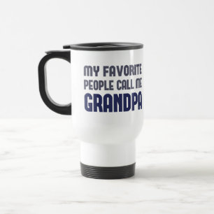 My Favourite People Call Me Grandpa Travel Mug
