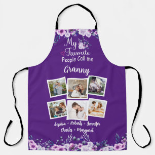 My Favourite People Call Me Granny, Names & photos Apron