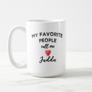 My Favourite People Call Me Jadda Grandma Arabic Coffee Mug