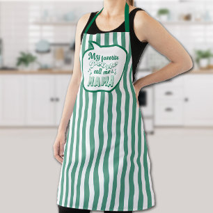 My Favourite People call me Mama Mother's Green Apron