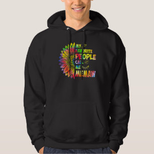 My Favourite People Call Me Memaw Sunflower Grandm Hoodie