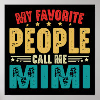 My Favourite People Call Me Mimi Funny Grandma