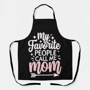 My Favourite People Call Me Mum Mother's Day Flora Apron