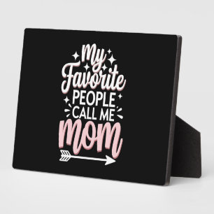 My Favourite People Call Me Mum Mother's Day Flora Plaque