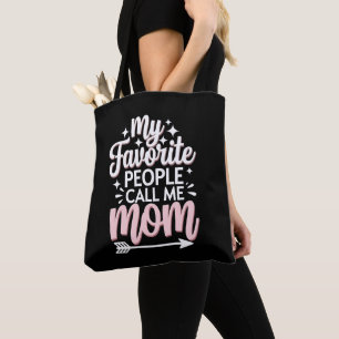 My Favourite People Call Me Mum Mother's Day Flora Tote Bag
