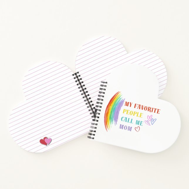 My Favourite People Call Me Mum Notebook  (Inside)