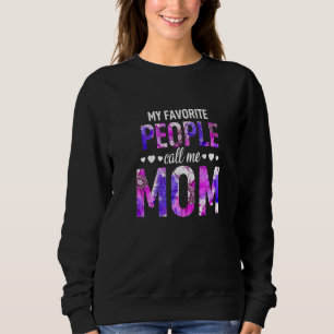 My Favourite People Call Me Mum Parenting Mum Gran Sweatshirt