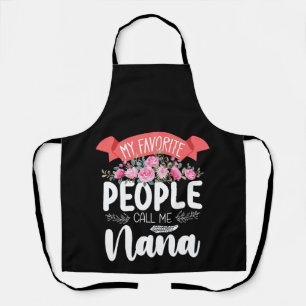 My Favourite People Call Me Nana Mother's Day Apron