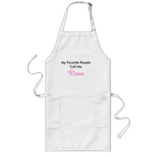 My Favourite People Call Me Oma Long Apron