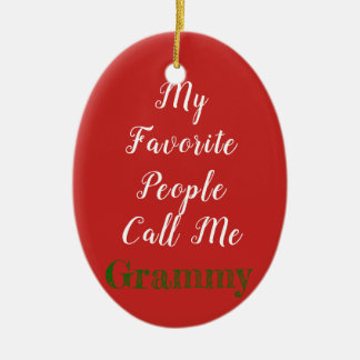 My favourite people call me...ornament ceramic ornament